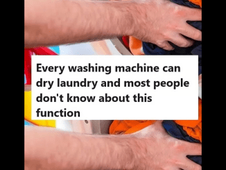 Every washing machine can dry laundry and most people don’t know about this function