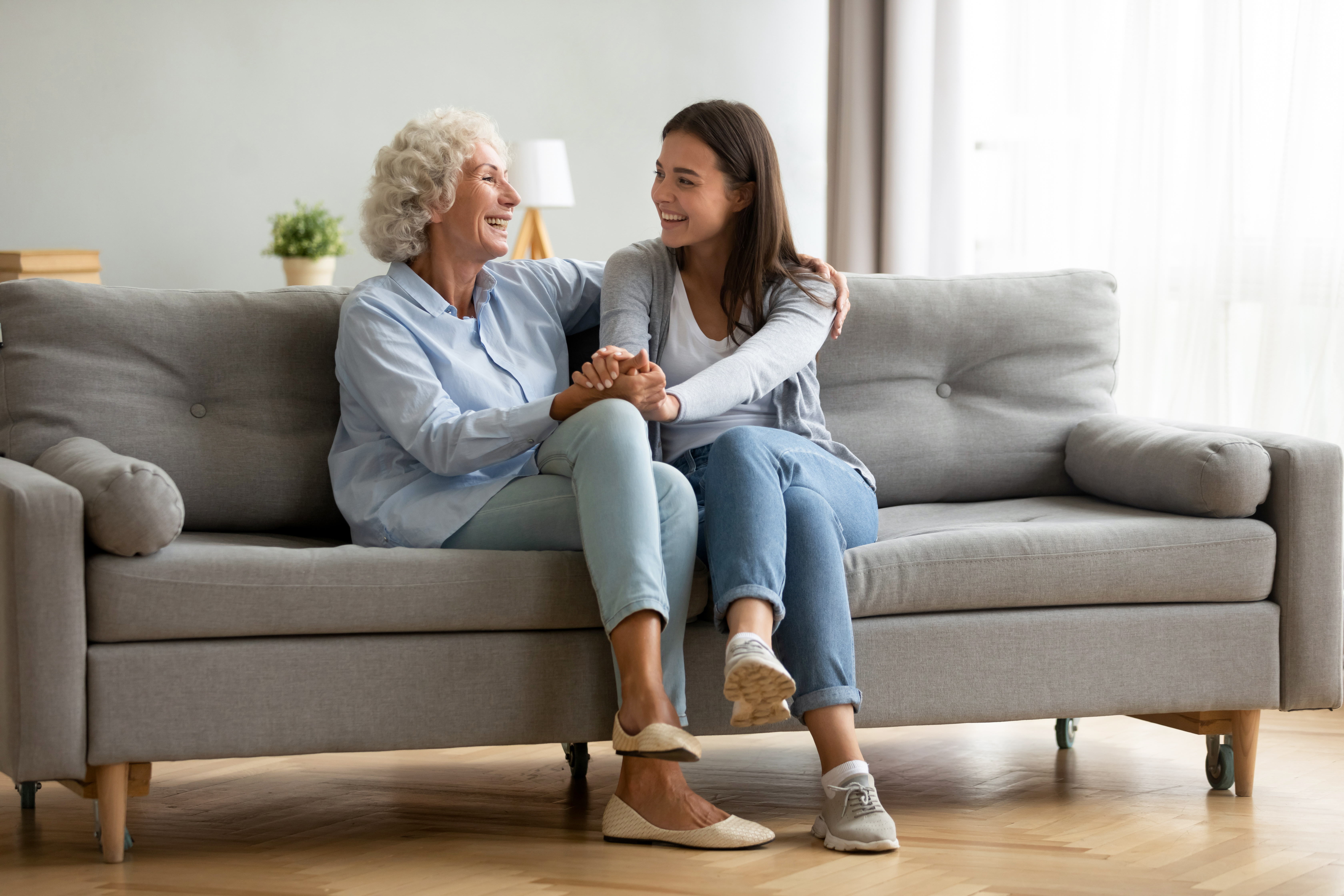 A mother and daughter smiling | Source: Shutterstock