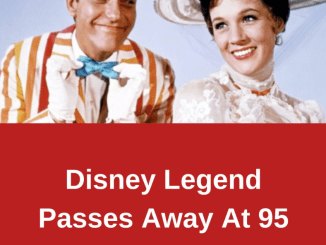 Disney Legend Passes Away At 95