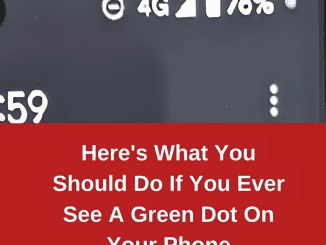 Here’s What You Should Do If You Ever See A Green Dot On Your Phone