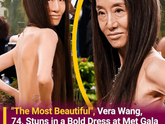 “The Most Beautiful”, Vera Wang, 74, Stuns in a Bold Dress at Met Gala and Shocks Fans