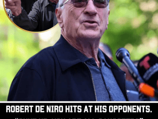 De Niro hits at his opponents: “Shut up, you are all gangsters”