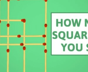 In the image, how many squares can you make out? Three Difficult Puzzles With Solutions