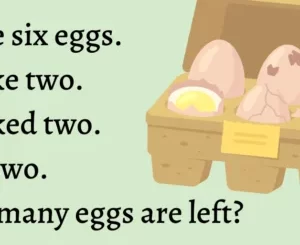 How Many Eggs Are Left? Only A Few People Get The Correct Answer!