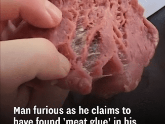 Man furious as he claims to have found ‘meat glue’ in his steak from supermarket