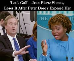 Jean-Pierre, Fox News’ Doocy, Shout At Each Other Over Illegal Migrant Surge