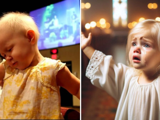 Baby Ava worships Jesus in Church: A heartwarming sensation that will make your day