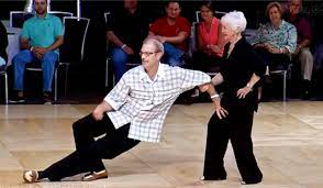 People in the room were shocked when the old couple lit up the dance floor with an amazing performance…