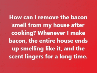 Methods to Remove Bacon Smell from Your Home