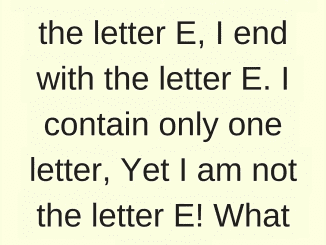 Test your skills with this riddle.