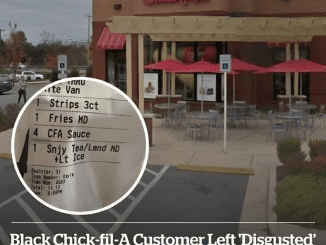 Black Chick-fil-A customer left horrified after seeing what worker had called him on order ticket