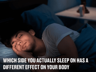 Which side you actually sleep on has a different effect on your body