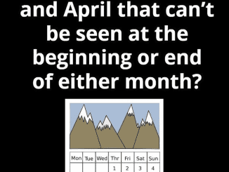 What’s Found in the Middle of March and April? The Answer Will Surprise You!