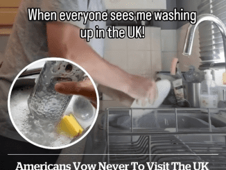 Americans vow never to visit the UK after finding out how some British people wash their dishes