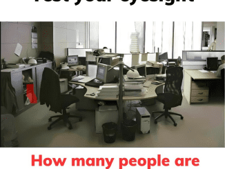 Test your eyesight – How many people are in this room?