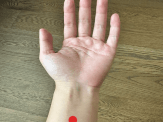 If you press this point on your wrist, what does it do to your body that you should not ignore?