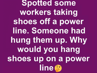 Hanging shoes on power lines is to…